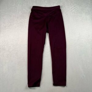 Fabletics Deep Burgundy Leggings